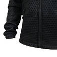 Кофта флісова Kiborg Militex Windblock Tactical Black, фото 5