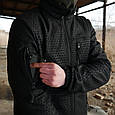 Кофта флісова Kiborg Militex Windblock Tactical Black, фото 10