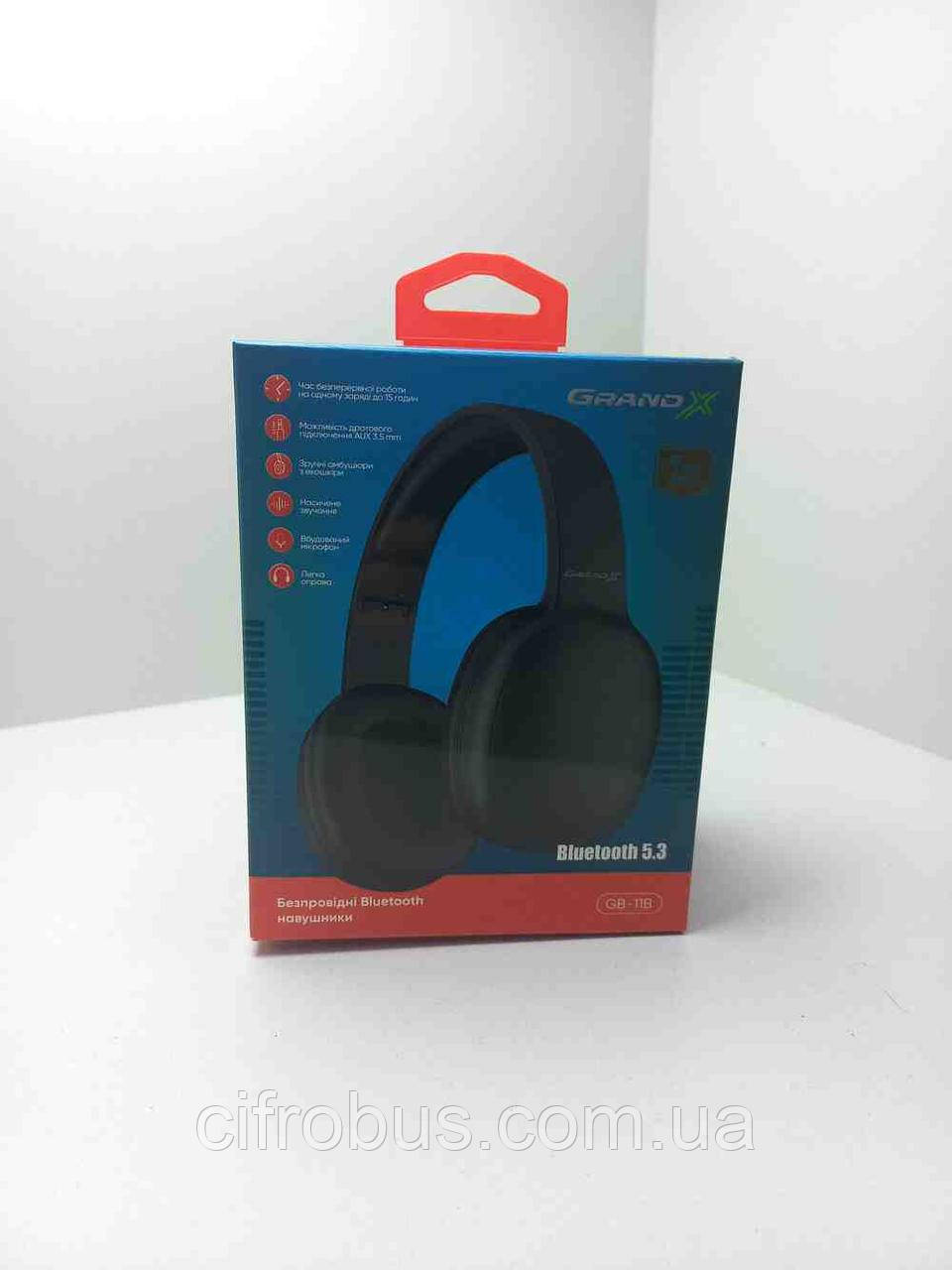 Наушники Bluetooth-гарнитура Б/У Grand-X GB-11B