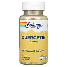 Кверцетин, Quercetin, Solaray, 500 мг, 90 капсул
