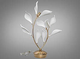 Елегантна керамічна настільна лампа для спальні, золота 7172-2T GD