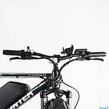Електрофетбайк Corso «Hunter» 26" дюймів алюмінієва рама 500W/48V15AH, Shimano 7 швидкостей, дискові гідравлічні гальма, зібраний, фото 6