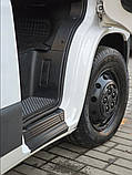 Захисні накладки на пороги для Citroen Jumper II 2006-2014, lift. 2014-2025, фото 6
