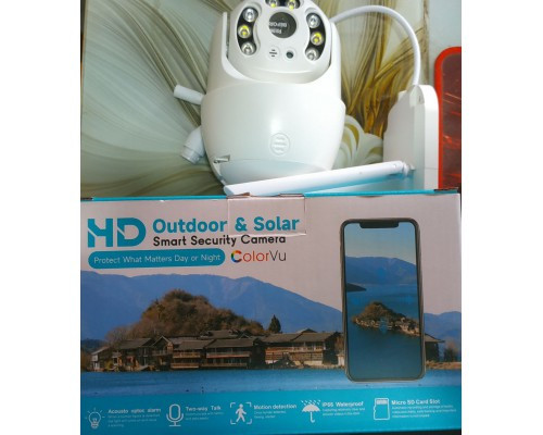 Вулична IP-камера Y8 4G SIM під сімма мапа відеоспостереження поворотна 360 2.0mp датчик руху Біла Лучшая цена