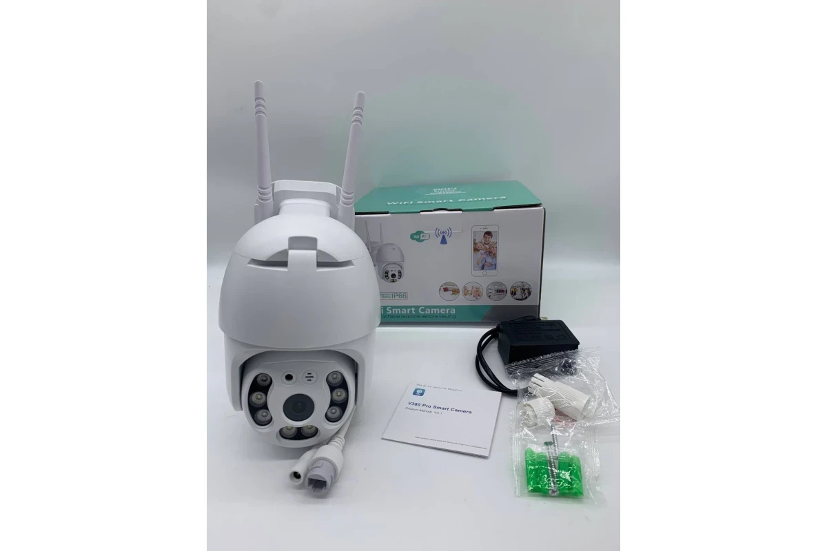 Поворотна погодозахисна IP Wi-Fi камера IPC-V380-8 1080P Onvif v380 Лучшая цена