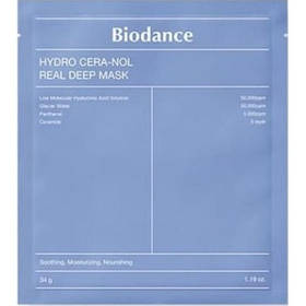 Відновлювальна нічна гідрогелева маска для обличчя Biodance Hydro Cera-Nol Real Deep Mask (34 g)
