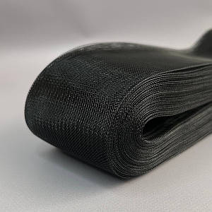 Регілін (кринолін) 7,5 см чорний - 46 м моток
