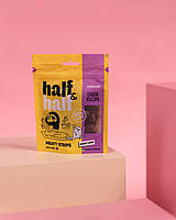 Ласощі для котів Half&Half у формі м'ясних смужечок з качкою, 50 г, фото 3