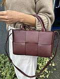 Маленька сумка Cynthia бордо, фото 5