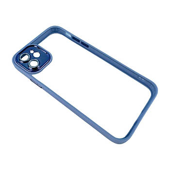 Чохол Brilliant Clear Case Separate Camera для iPhone 13 Pro Max Блакитний