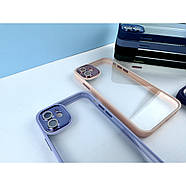 Чохол Brilliant Clear Case Separate Camera для iPhone X/Xs Блакитний, фото 2