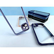 Чохол Brilliant Clear Case Separate Camera для iPhone X/Xs Блакитний, фото 5