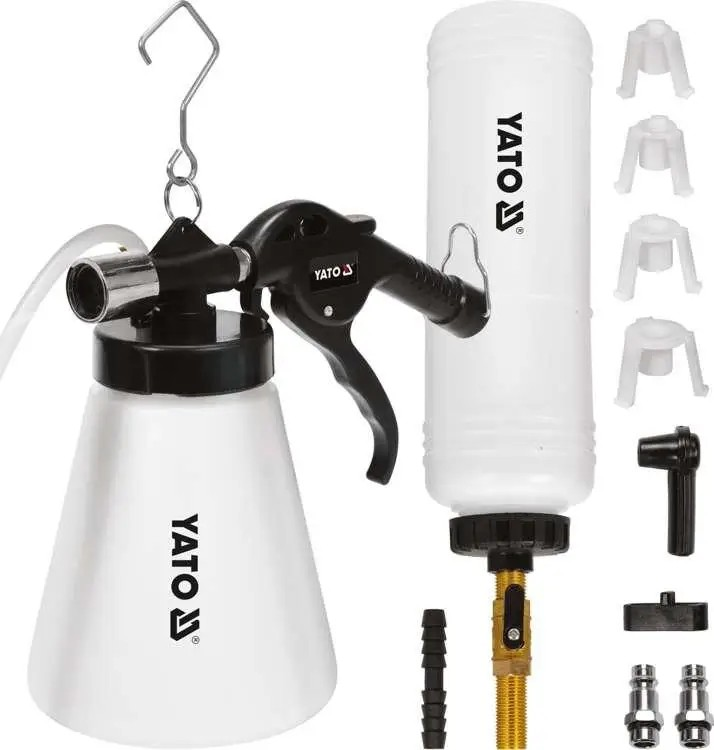 Пневматичний комплект для прокачування гальмівної системи YATO YT-06835, фото 1