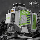 Лазерний рівень Huepar 4D ZK04CG, металевий корпус, ємність АКБ 8000 мАг, фото 3