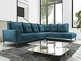 М'яка кутова софа Rino (синій темний), фото 2