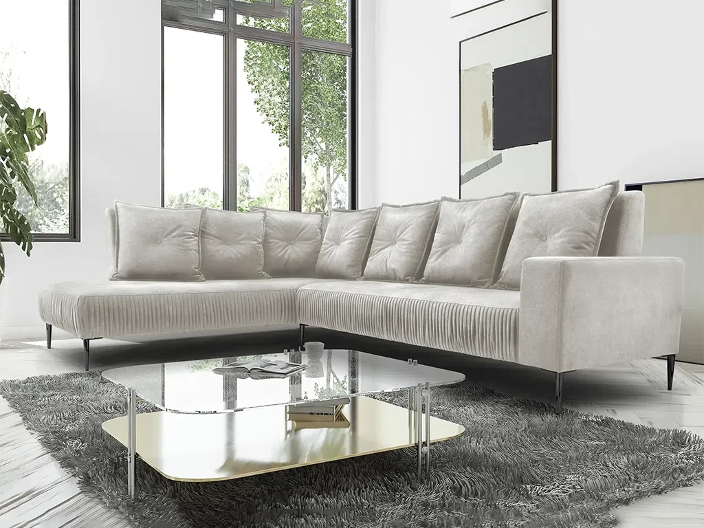 М'яка кутова софа Rino (бежевий), фото 1