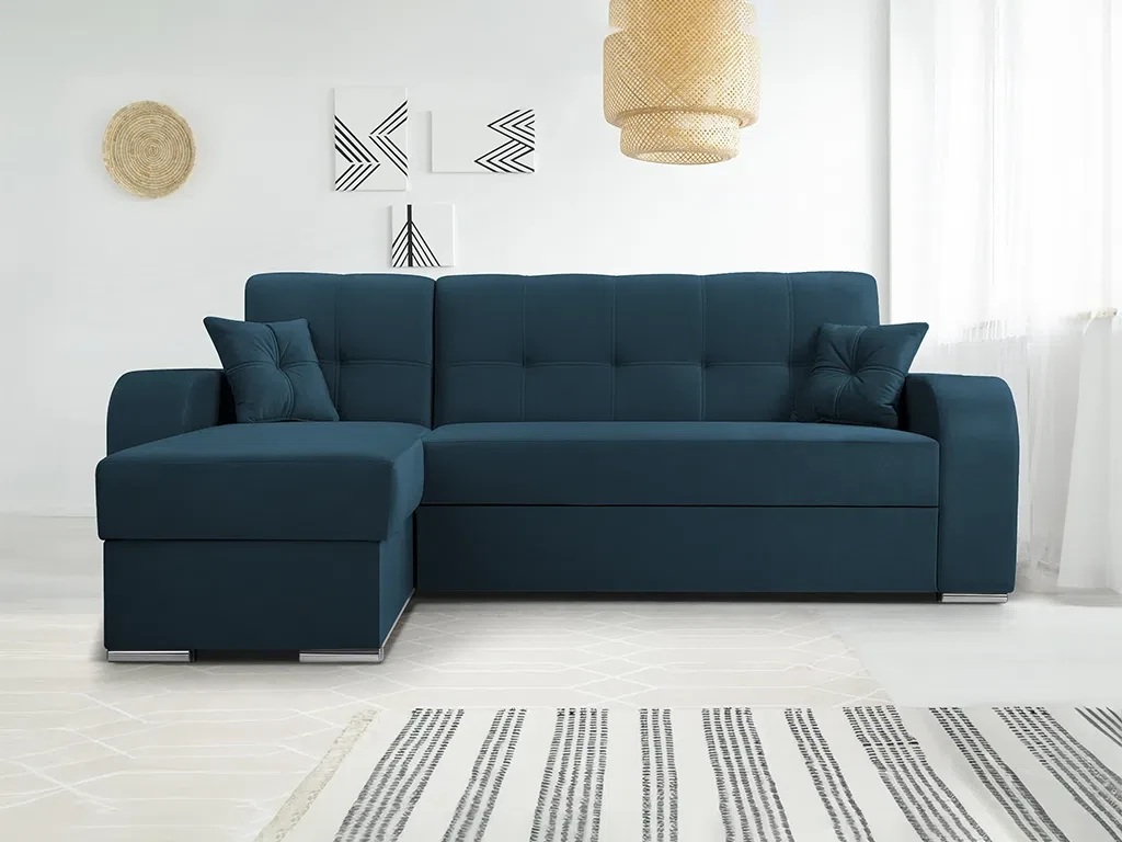 Розкладний кутовий диван Orinoco (синій темний), фото 1