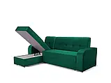 Розкладний кутовий диван Orinoco (зелений темний), фото 4