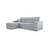 Розкладний кутовий диван Orinoco (сірий світлий), фото 2