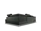 Розкладний кутовий диван Madryt Super (графіт), фото 5