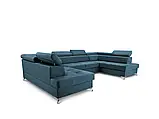 Розкладний кутовий диван Madryt Super (синій темний), фото 2