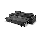 Розкладний кутовий диван Madryt mini (графіт), фото 3