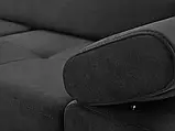Розкладний кутовий диван Madryt mini (графіт), фото 6