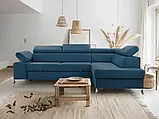 Розкладний кутовий диван Madryt (синій темний), фото 2