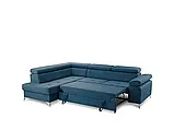 Розкладний кутовий диван Madryt (синій темний), фото 4