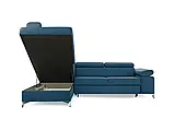 Розкладний кутовий диван Madryt (синій темний), фото 5