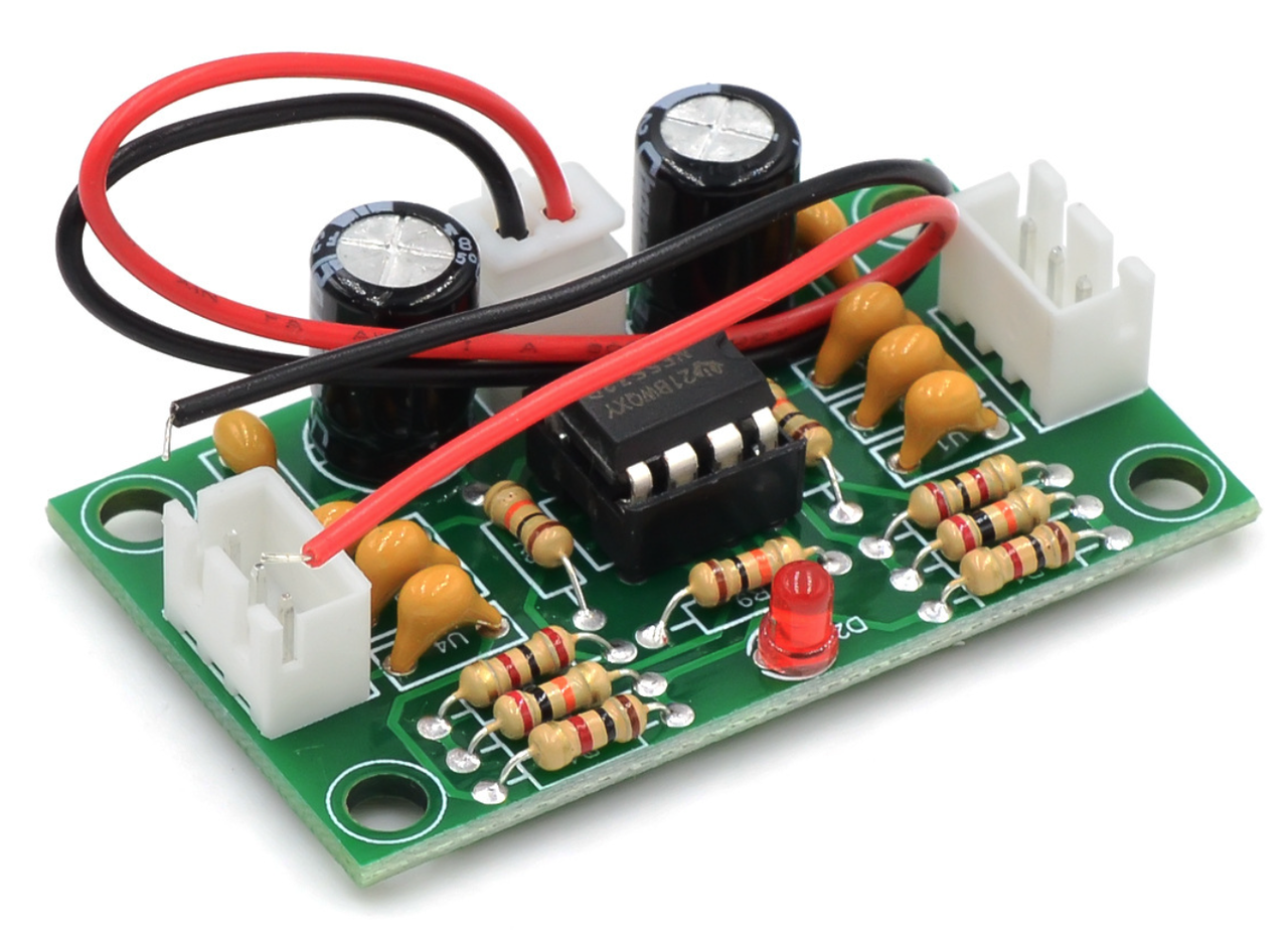 Модуль передпідсилювача XR-A902 на мікросхемі NE5532, двоканальний, 12-30В, потужність посилення в 5 разів
