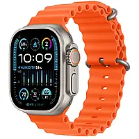 Ремінець Apple Watch HOCO iWatch WA12 Original Marine 2-buckle Silicone - 42mm\44mm\45mm\49mm Оранжевий