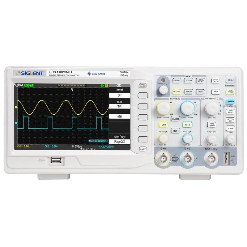 Цифровий осцилограф SIGLENT SDS1102CML+