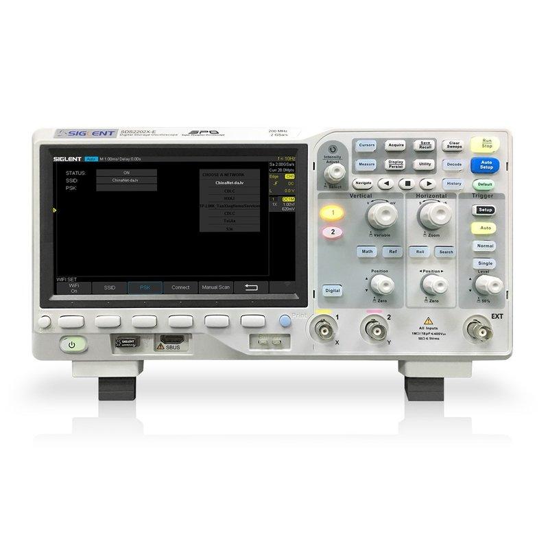 Фосфорний цифровий осцилограф SIGLENT SDS2202X-E, фото 1