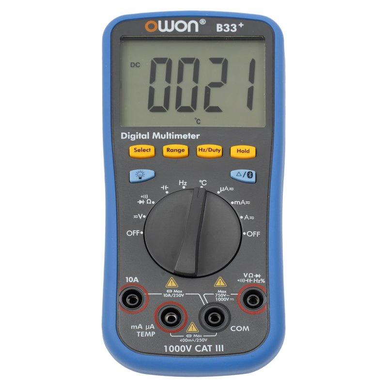 Цифровий Bluetooth-мультиметр OWON B33+