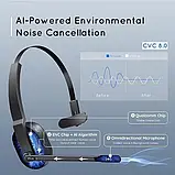 Бездротова гарнітура Eksa Telecom H5 з Bluetooth, USB-адаптером та мікрофоном з ENC, що забезпечує до 45 годин роботи (2A25A-H5), фото 4