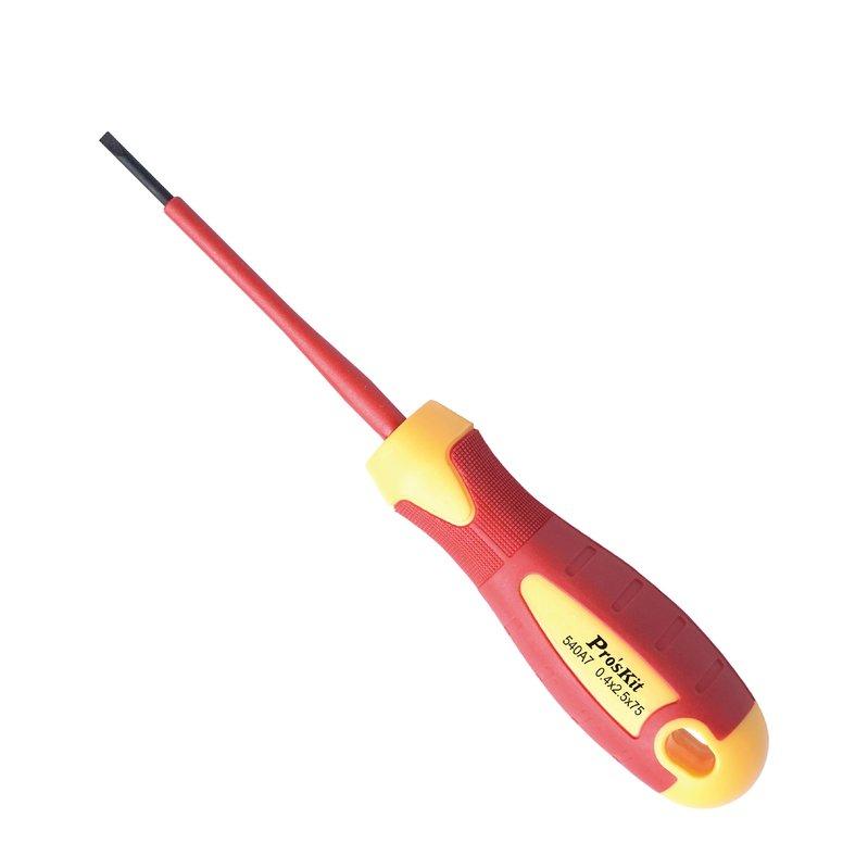 Викрутка діелектрична шліцьова Pro'sKit SD-810-S2.5