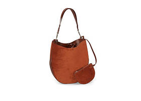 Коричнева шкіряна сумка через плече Marta