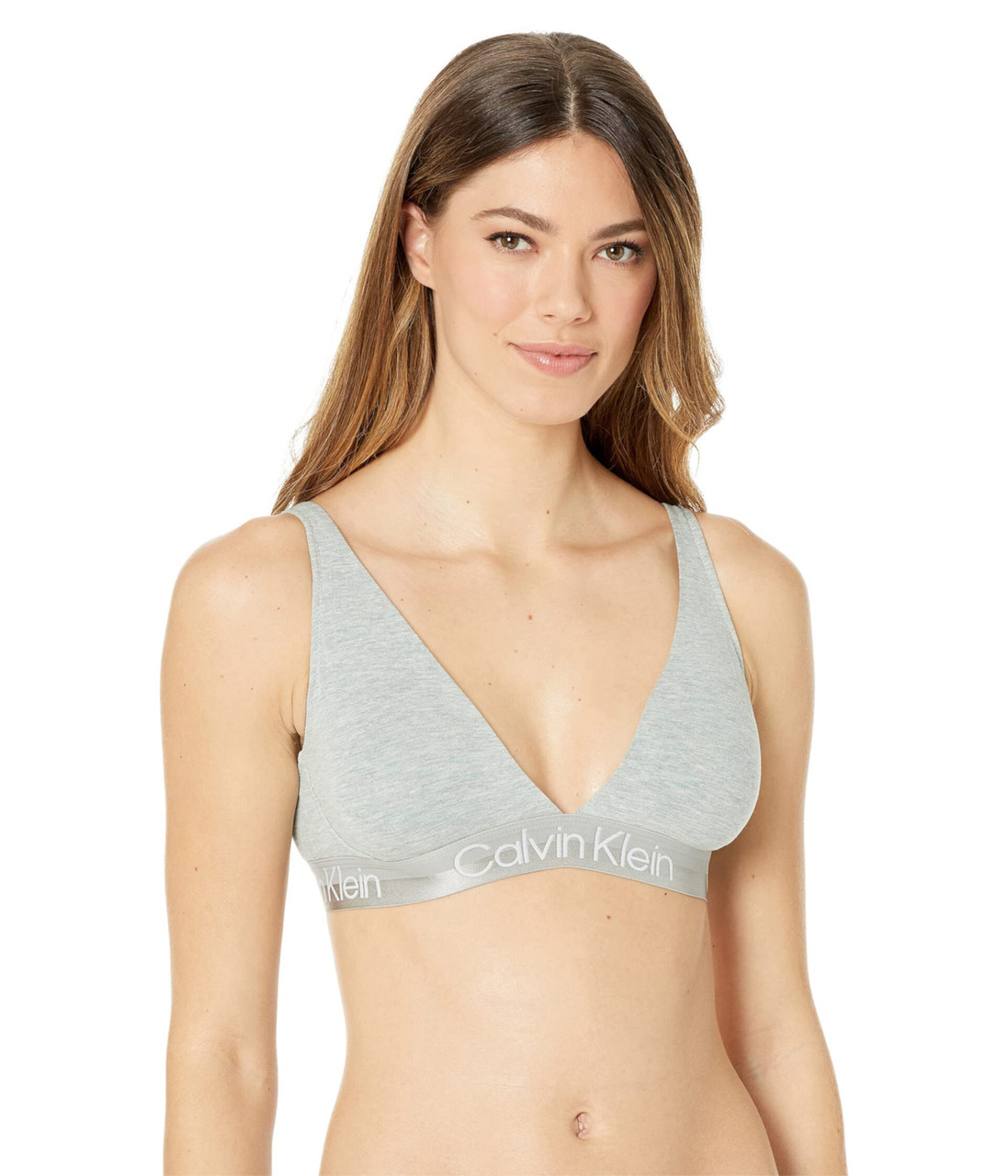 Бюстгальтер Calvin Klein, розмір L, колір сірий