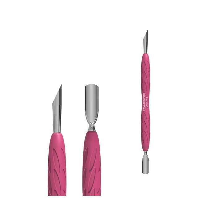 Лопатка манікюрна із силіконовою ручкою STALEKS PRO UNIQ 10 TYPE 2 PQ-10/2, фото 1