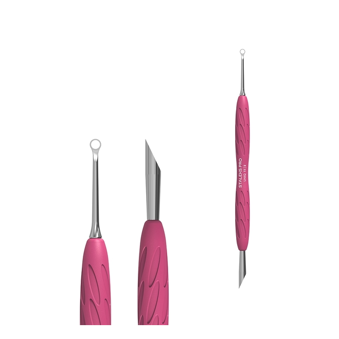 Лопатка манікюрна із силіконовою ручкою STALEKS PRO UNIQ 11 TYPE 2 PQ-11/2, фото 1