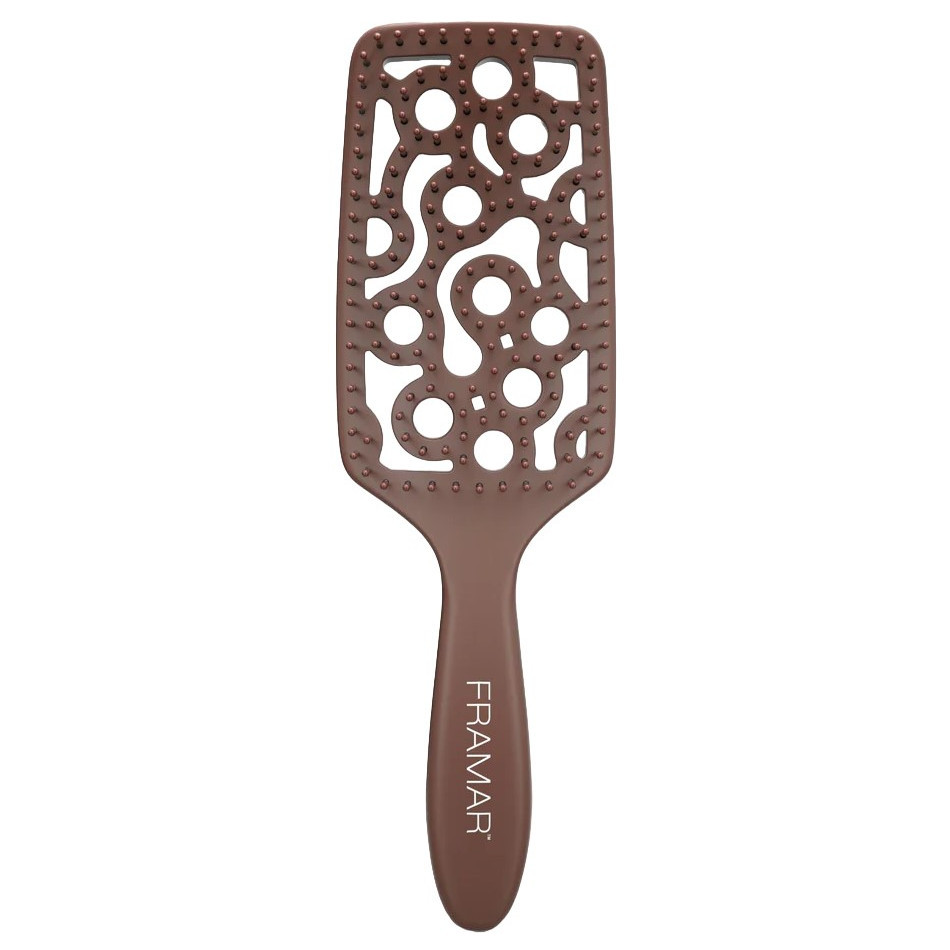 Щітка для волосся пастельна Framar Vent Brush - Chocolate (FB-VB-CHOC)
