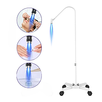 Лампа для вій настільна/підлогова, професійна 6W 170см HD-AL20 Алюмінієвий сплав UV-лампа Біла