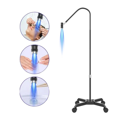 Лампа для вій настільна/підлогова, професійна 6W 170см HD-AL20 Алюмінієвий сплав UV-лампа Чорна