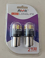 Світлодіодні лампи "AMS" P21W 15SMD LED (10-30V) 6000K (2 ШТУКИ)