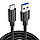 Кабель USB-Type C 0,8м чорний, фото 2