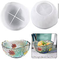 Молд для вази, абстрактної форми "Венеціанське скло", мод. 712. Для смоли, гіпсу, композиту.