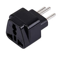 Перехідник з Італійської вилки на євророзетку EU швейцарський торар