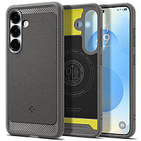 Чехол Spigen для Samsung Galaxy S25 - Rugged Armor MagFit, Marble Gray (ACS08999)