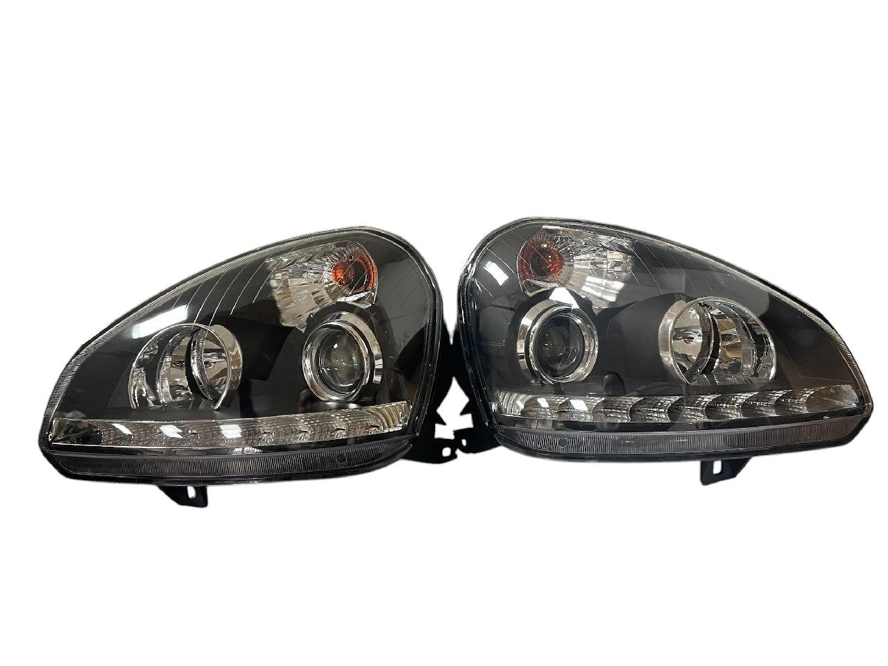 Фара передня (основного світла) LED +лінза black ВАЗ 2170-72 (к-кт 2 шт.)